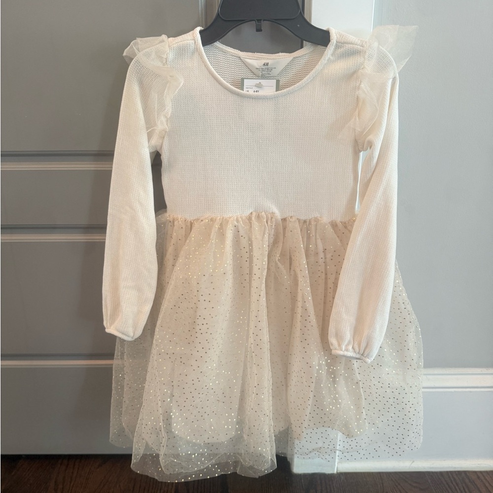 H&M / Girls Elegant Cream Dress